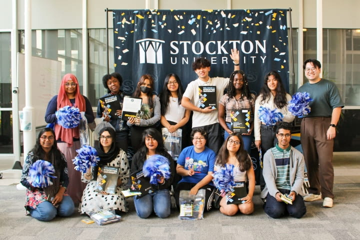 high school students at Instant Decision Day