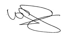 Dr. Warren J. Kleinsmith Jr. Signature