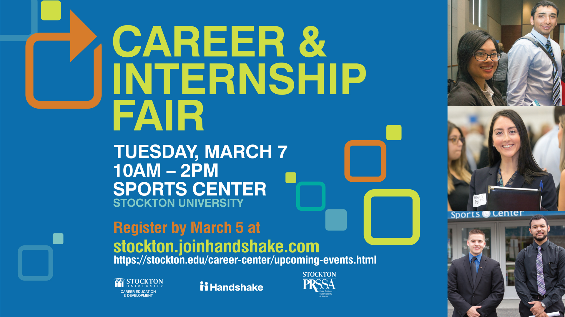 Spring 2023 Career & Internship Fair, March 7, 2023