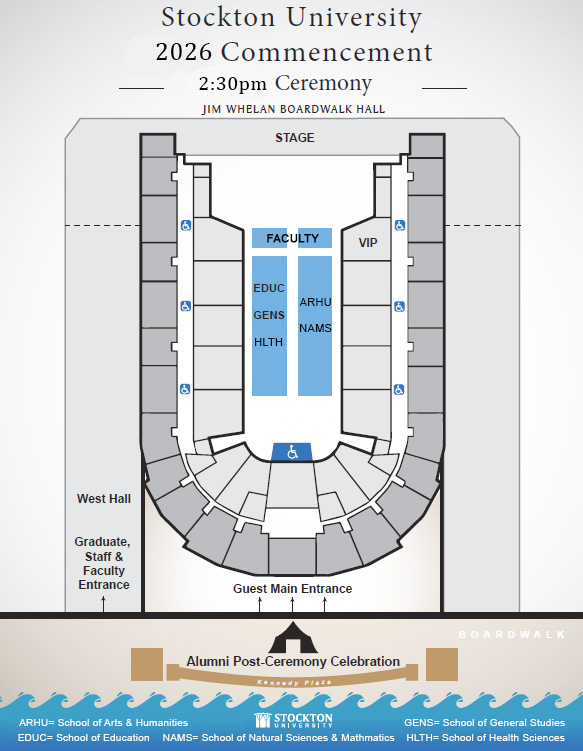 Graduate Seating Map PM