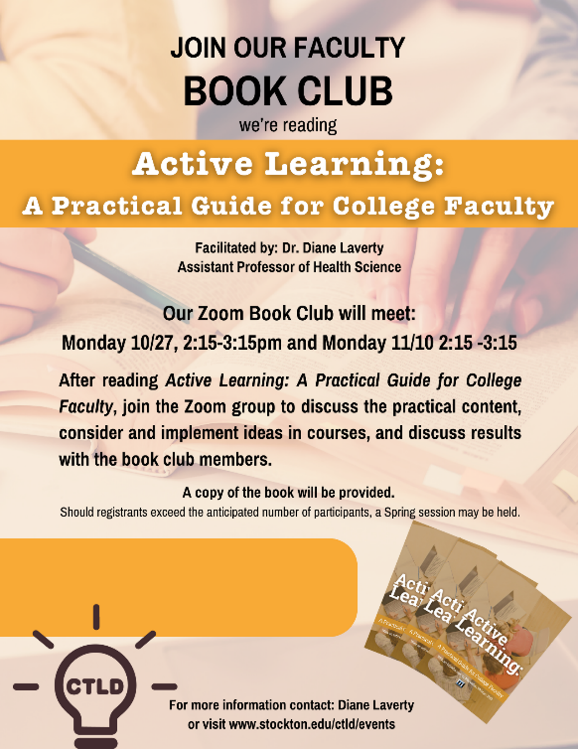 Active Learning: A Practical Guide for College Faculty Flyer