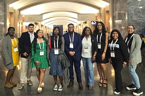 7 Stockton students interested in becoming educators attended the American Educational Research Association’s (AERA) annual conference in Philadelphia from April 11-14.