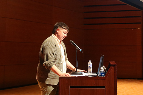 Yale professor Greta LaFleur is the 14th speaker for the annual Paul Lyons Memorial Lecture. LaFleur presented their research on colonial America on Wednesday, April 11.