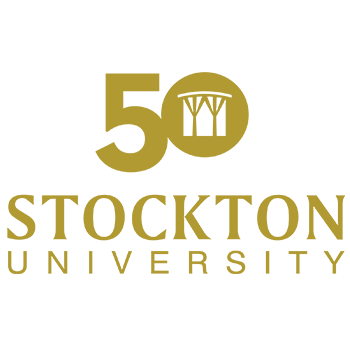 Stockton University 50th logo