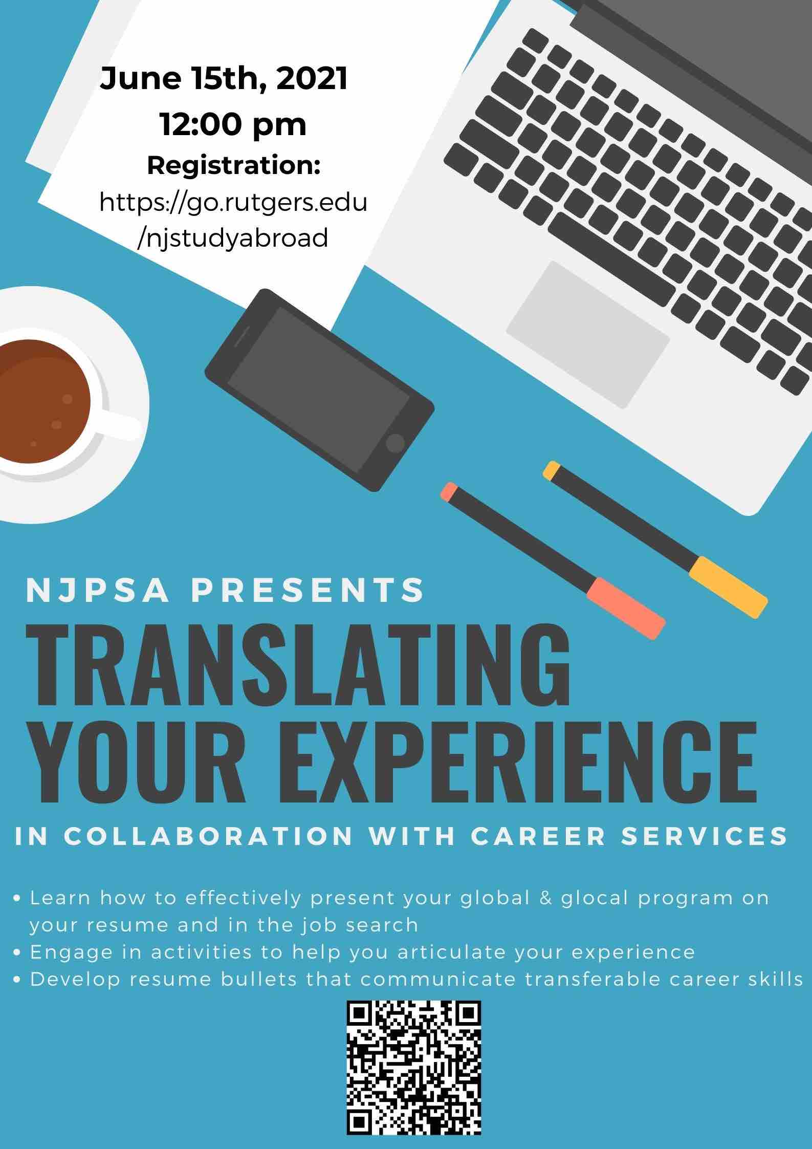 Translating Your Experience Flyer