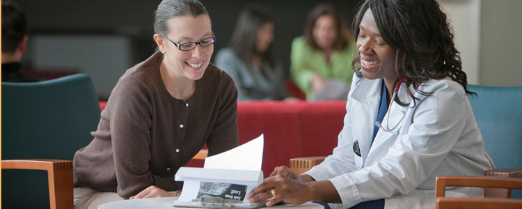 professor and student talking