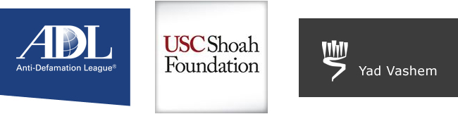 Anti Defamation League | USC Shoah Foundation | Yad Vashem