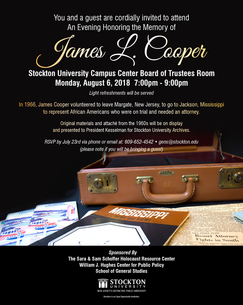 James L. Cooper Invitation