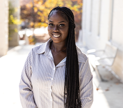 Outdoor headshot portrait of Condoleezza Scott