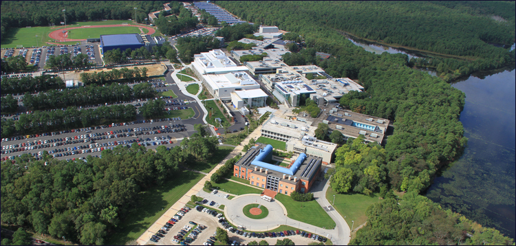 aerial photo of the campus