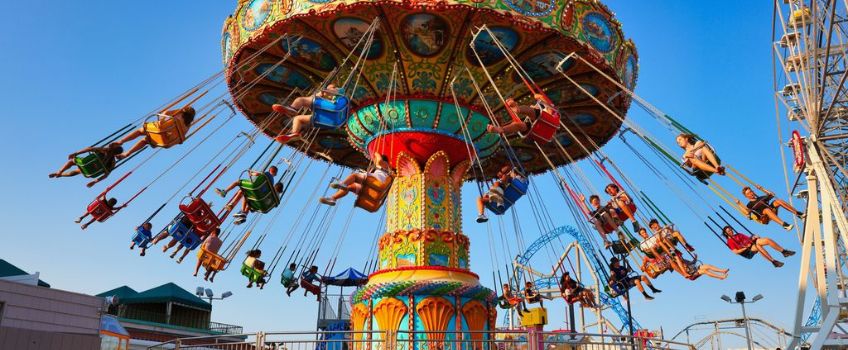 Boardwalk Amusement Ride Daytime - with permission Cape May County Tourism