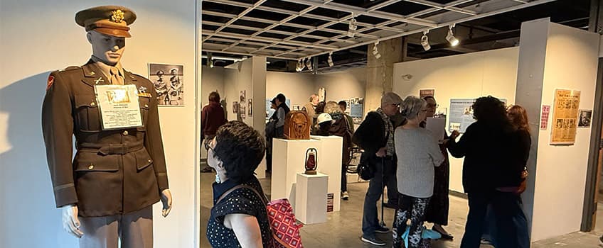 Camp Boardwalk exhibit at Noyes Arts Garage