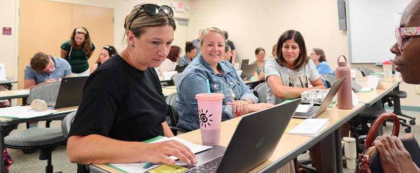 teachers at the climate change learning collaborative