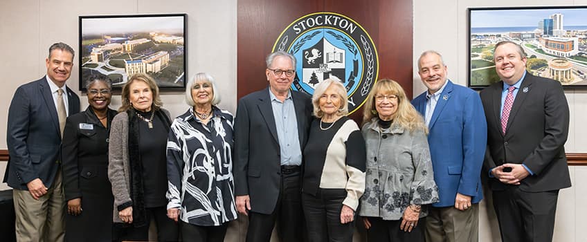 Friends of Encore Learning at Stockton members and Stockton University staff