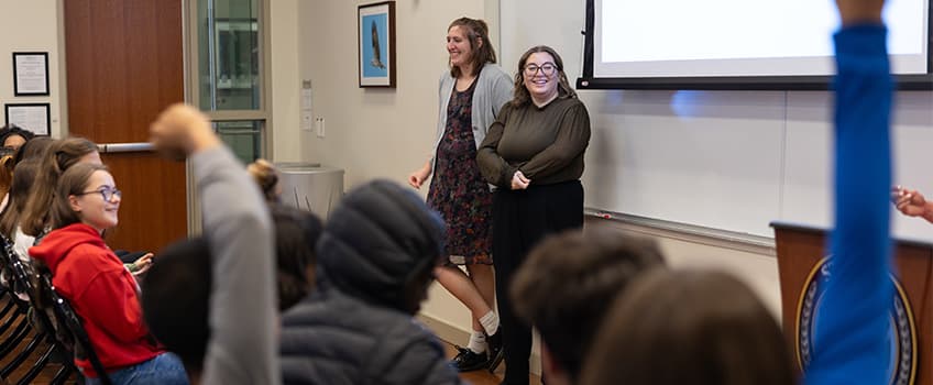 Grace Speer and Lacey Wilson