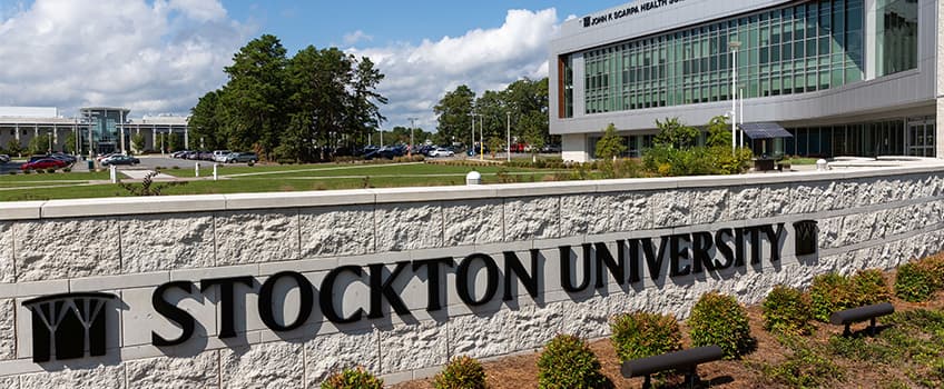 Stockton University Academic Quad