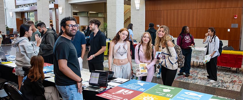 Stockton University's Office of Global Engagement hosted a Study Abroad Fair in the Campus Center on Thursday, Sept. 18.
