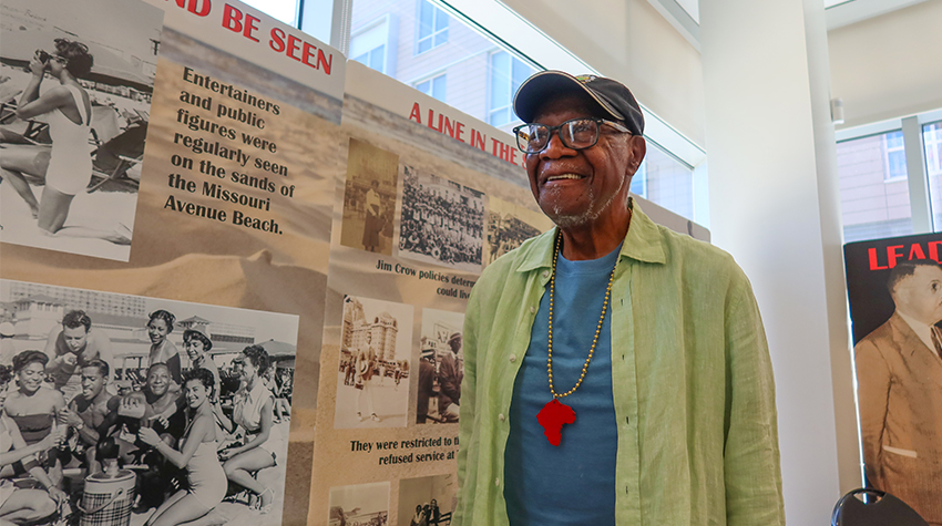 Ralph Hunter of the African American Heritage Museum of Southern New Jersey