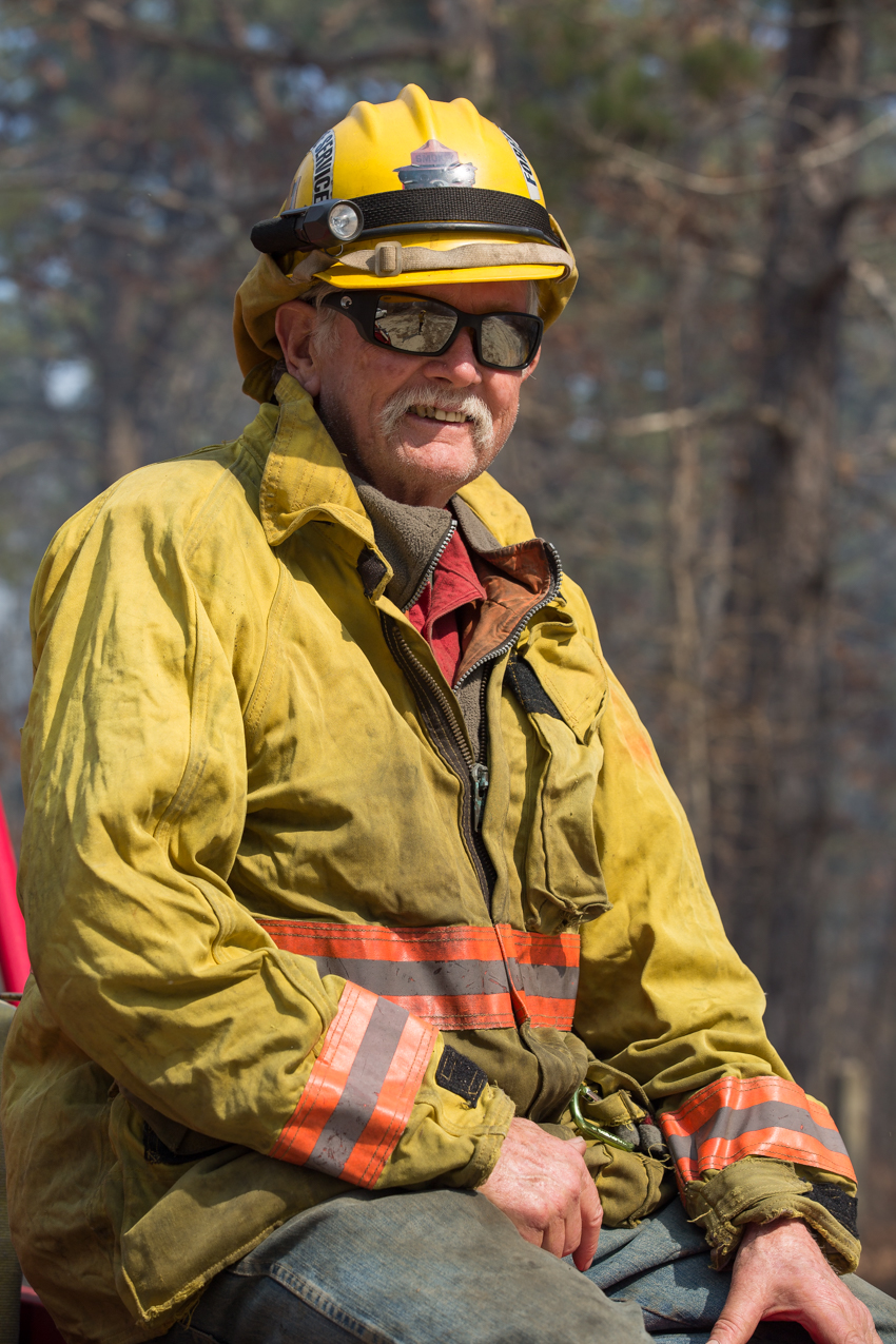 forest fire crew member