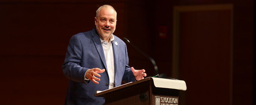 President Joe Bertolino at State of the University 