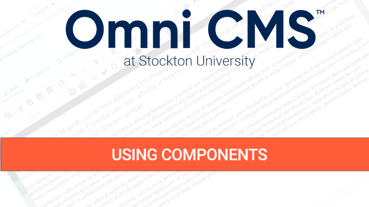 Using Components
