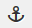 A black anchor icon on a gray background