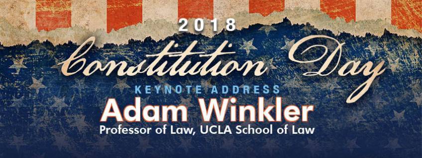 Constitution Day - Keynote Address by Adam Winkler
