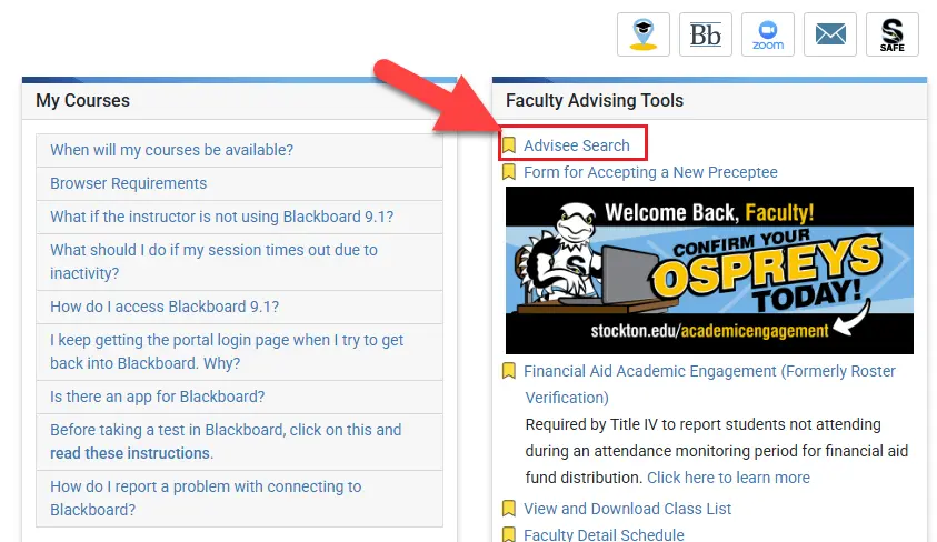 Faculty Detailed Schedule View