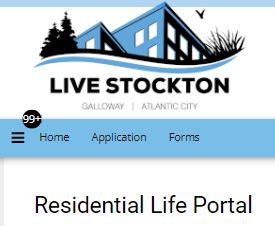 Residential Life Portal screenshot