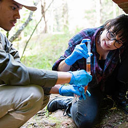Lauren Seyler in the Pinelands