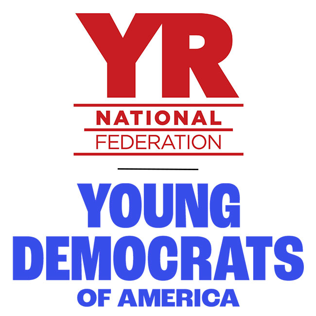 Young Republicans and Democratic Youth logos