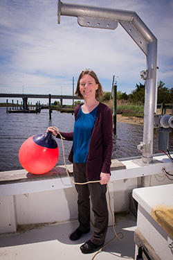 Image of Stockton University Professor of Marine Science Dr. Anna Pfeiffer-Herbert