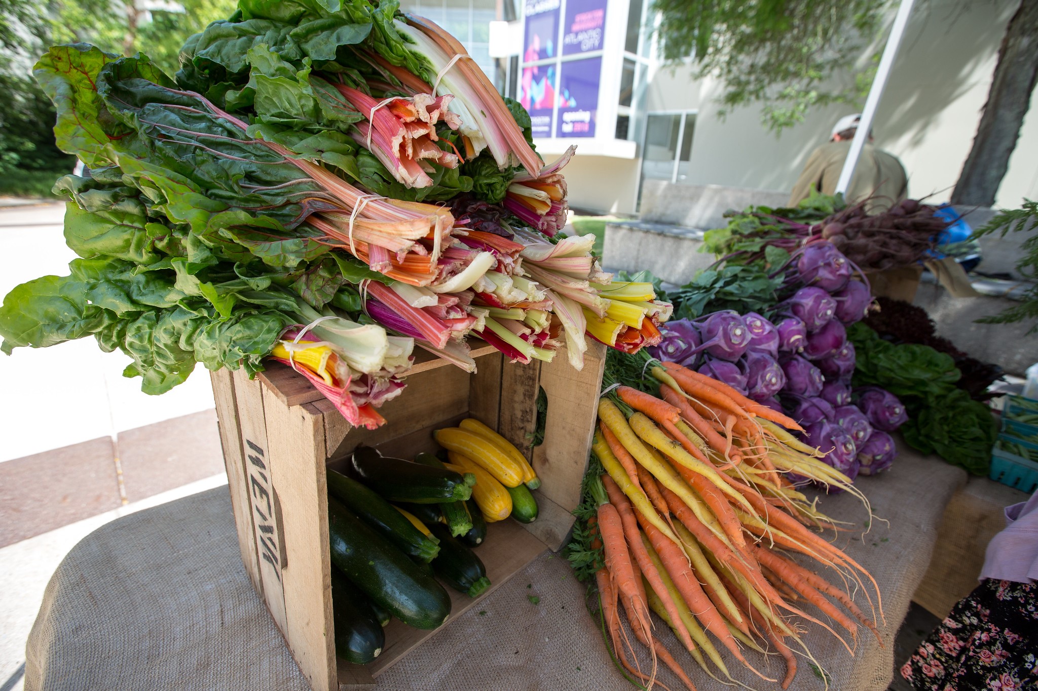 Image of vegetables grown on the sustainable farm