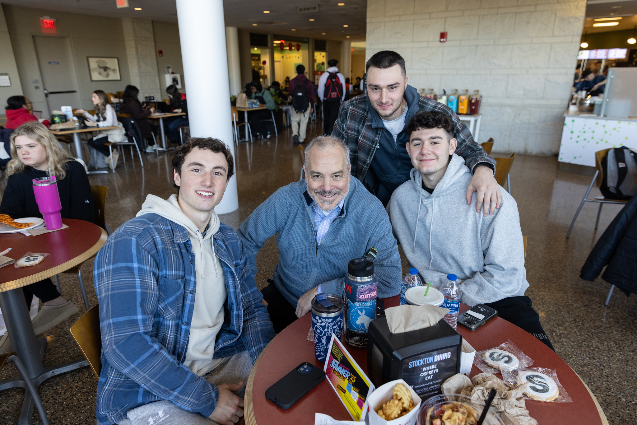 President Joe with students