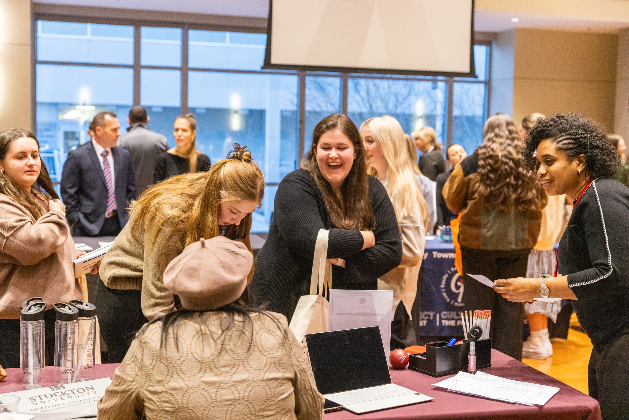 students at education expo