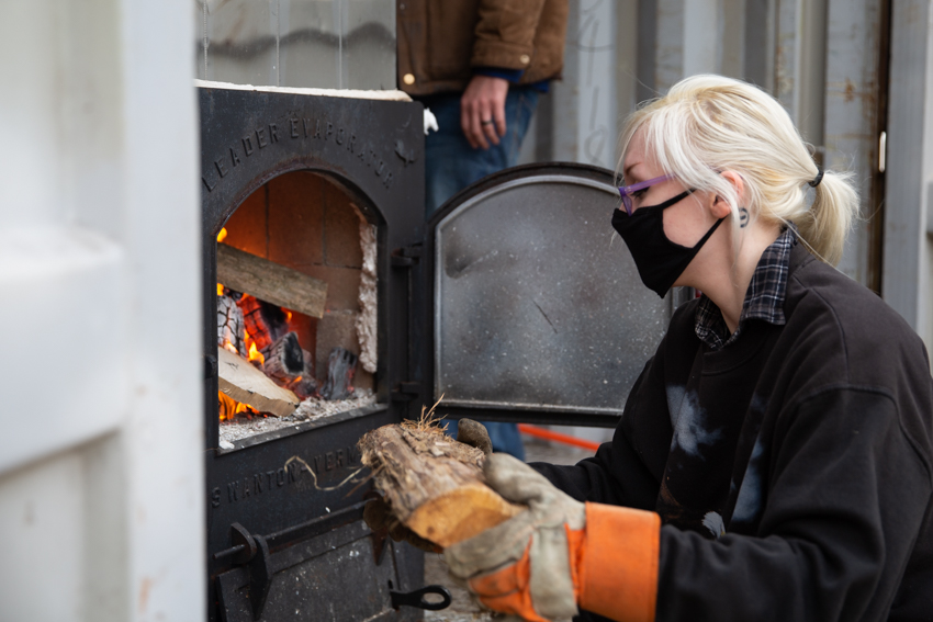 Turning sap into syrup