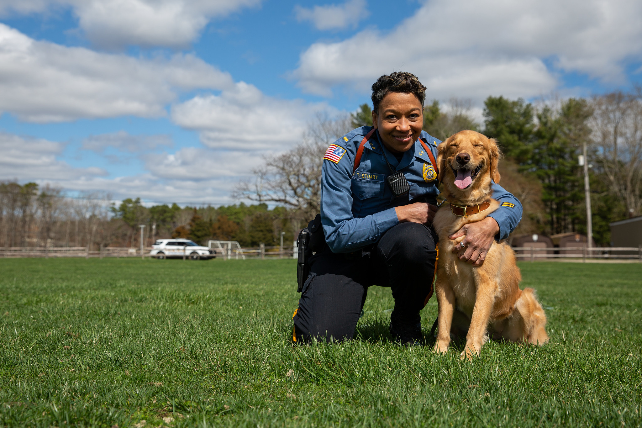 Lt. Tracy Stuart and Freya 