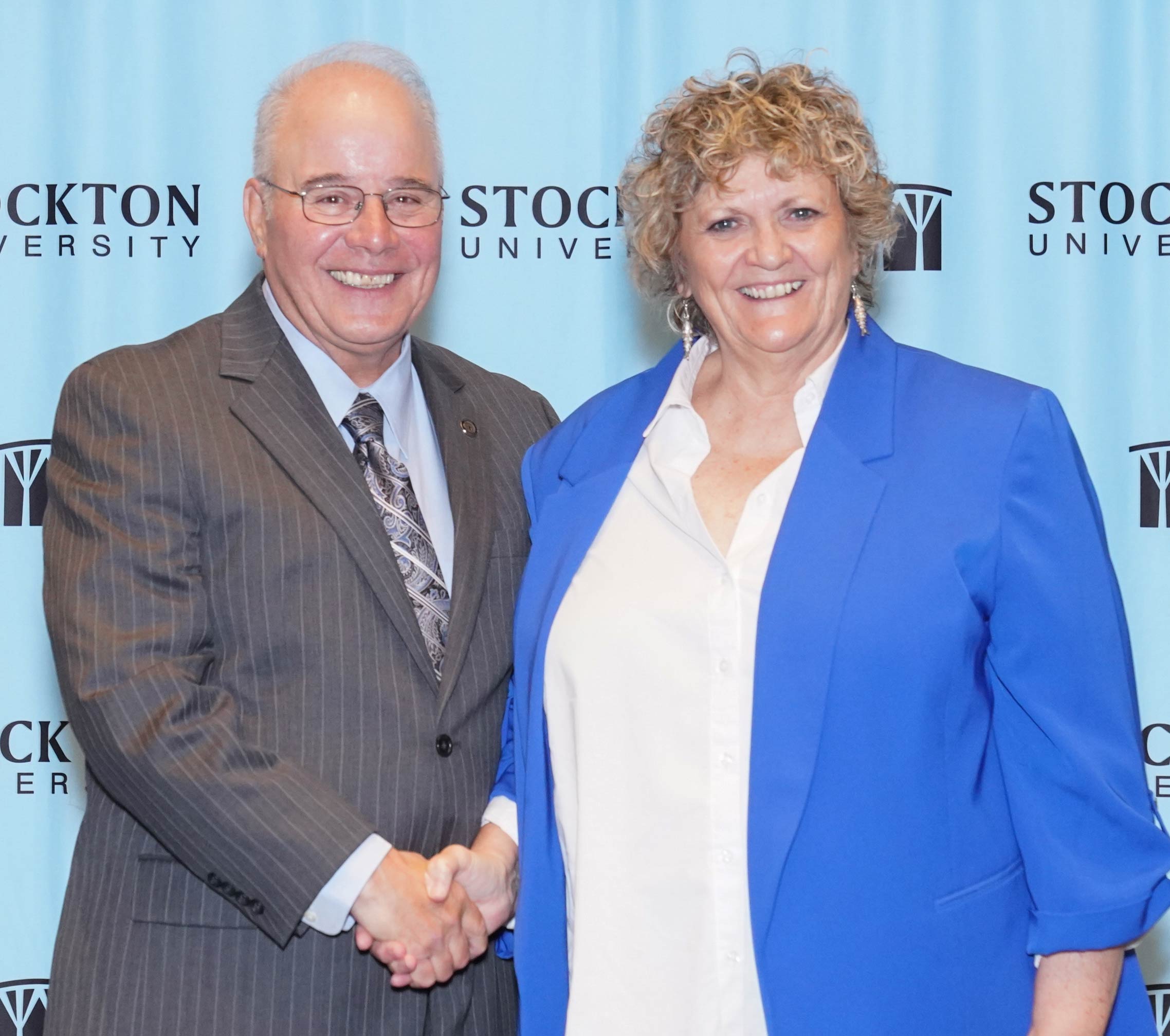 President Kesselman and Patricia Weeks