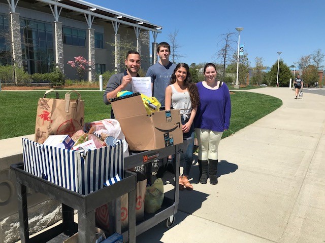 From left to right, Peter Adamopoulos, Kevin Stewart, Alexandria Vira and Sarah Adams.