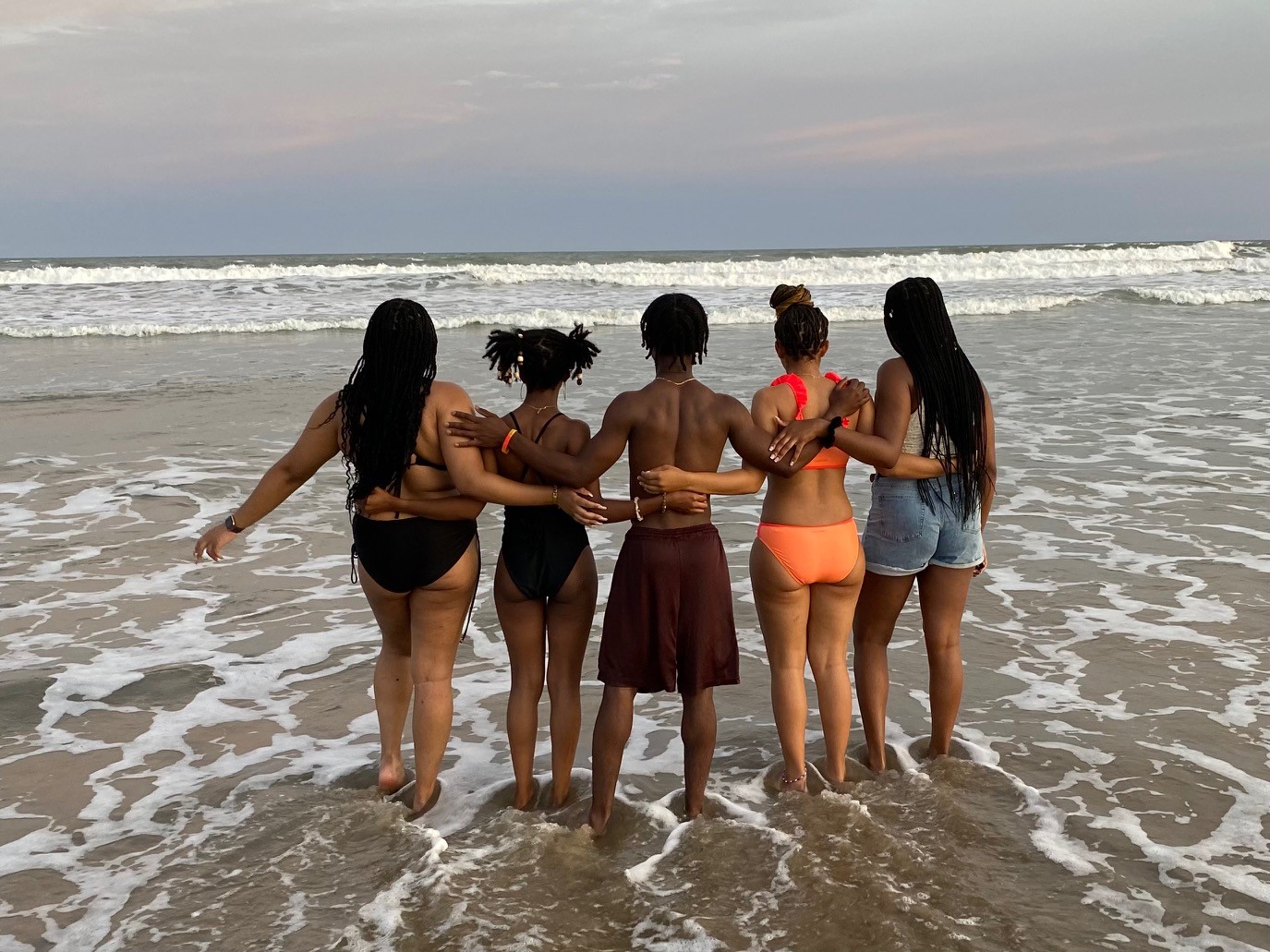Students Reflect at Bojo Beach in Ghana