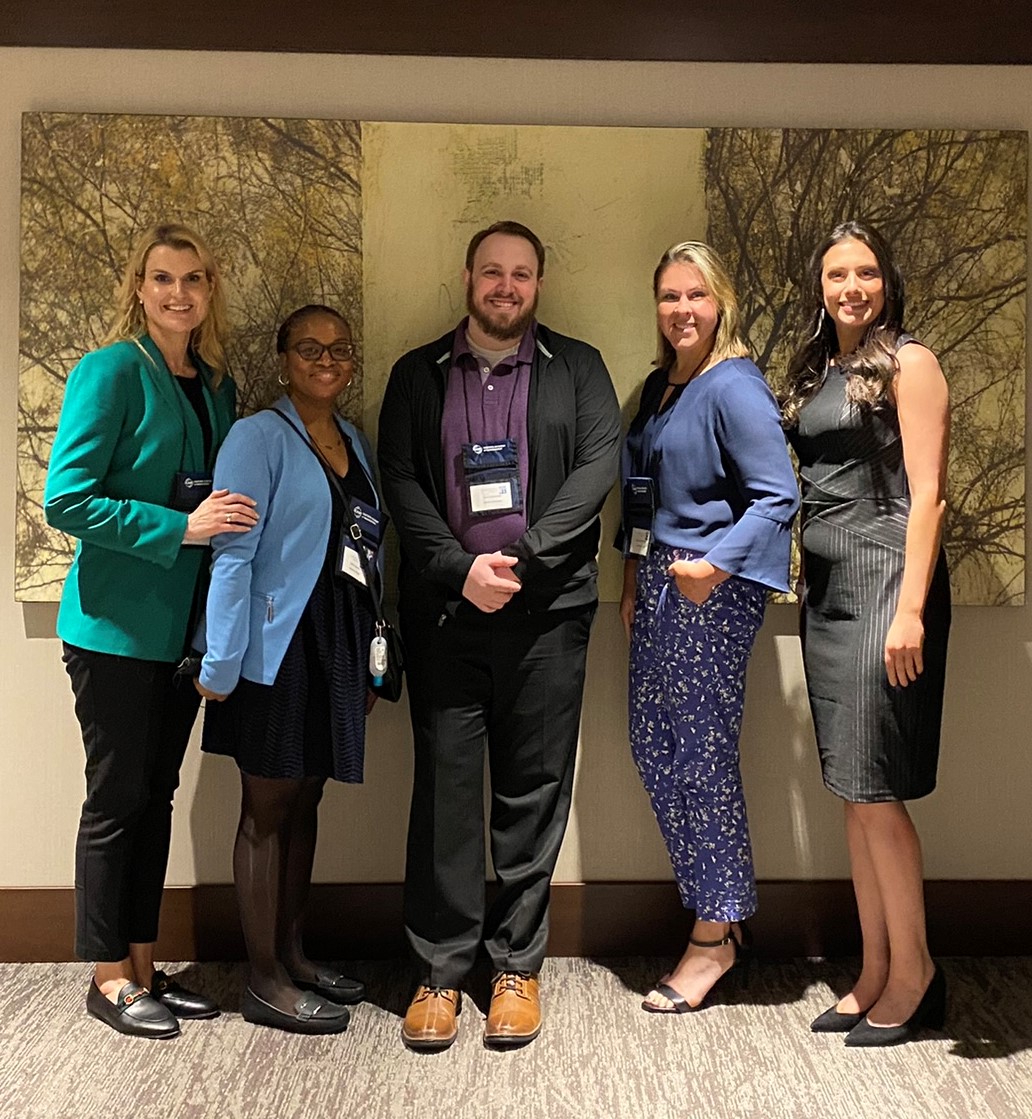 From left, Joy Jones, Esther Lawrence, Kevin Coopersmith, Noel Criscione-Naylor and Elaina Gill.