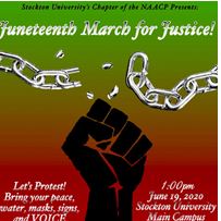 Stockton to March for Justice June 19
