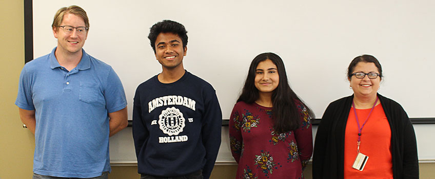 Above, (from left to right) Barry Pemberton, Wahedul Mahedi, Panchatapa Baul, and Pamela Cohn.