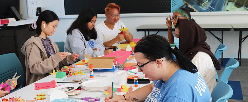 students during day of service