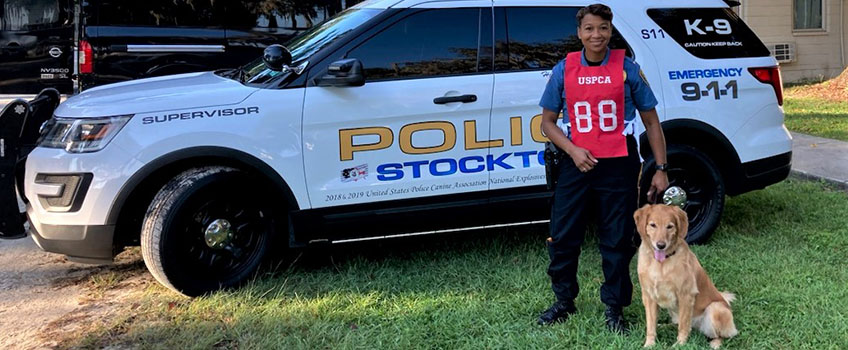 K-9 Freya and Lt. Stuart 