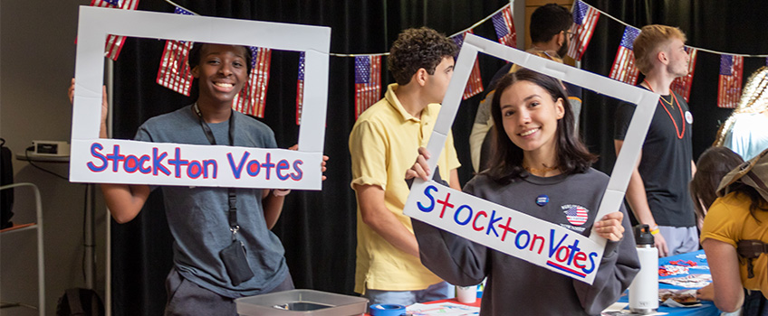 Stockton students excited to vote