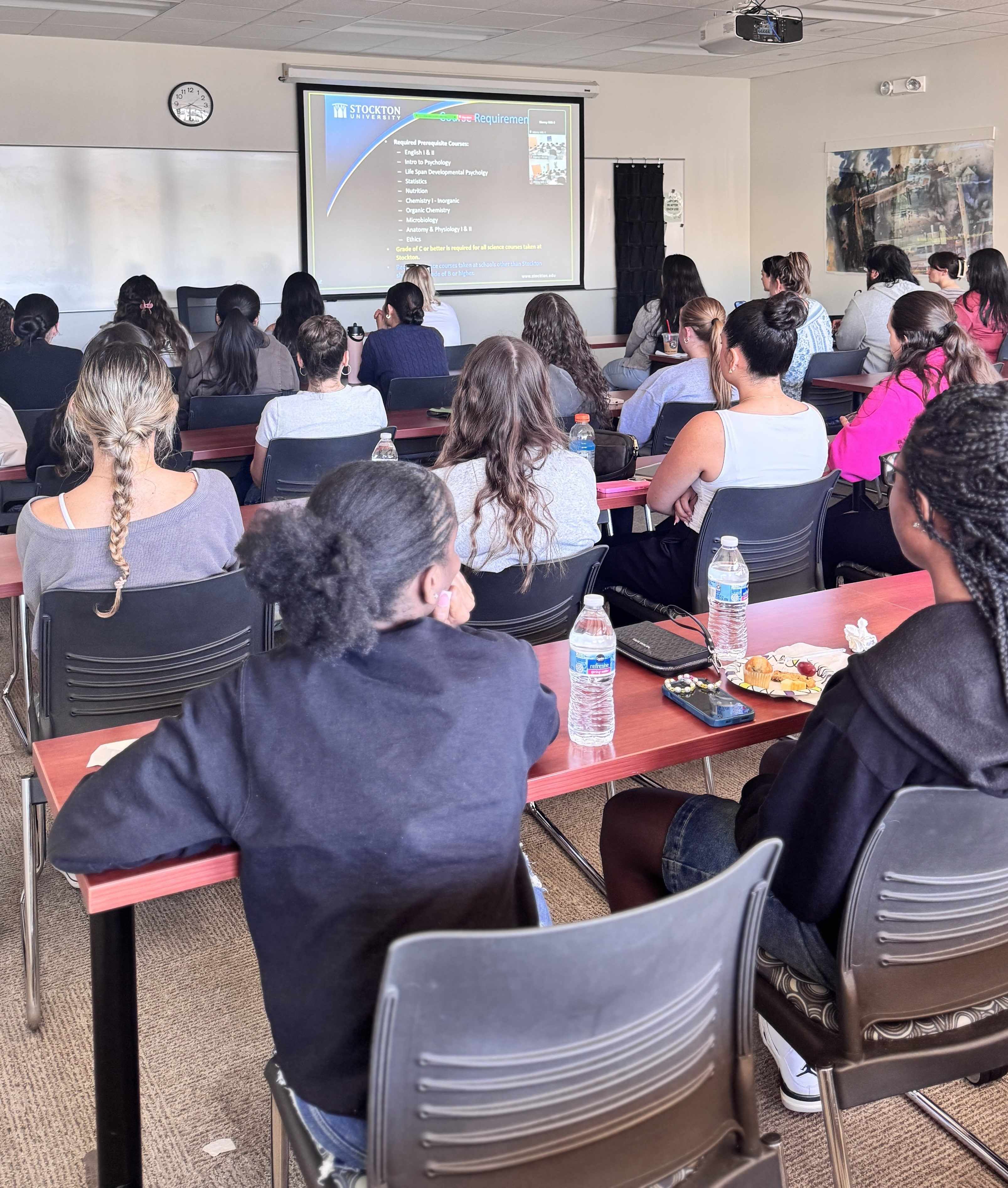 Jill Tourtual leads presentation at Manahawkin.