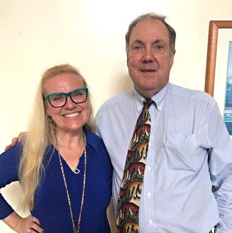 Tanya Kero with David Burdick at the Veterans Administration New Jersey Health Care System’s annual Mental Health Summit on Sept. 12. 