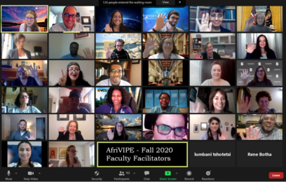 Faculty, Staff, Students Participate in AfriVIPE Virtual Interprofessional Education Event 