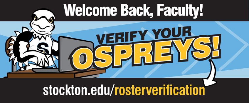Roster Verification Reminder for Faculty